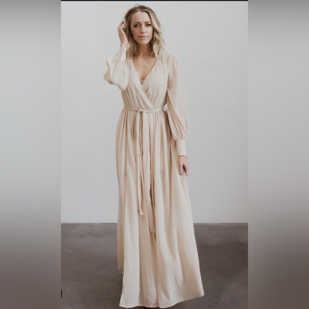 Celine Maxi Dress - Color Natural